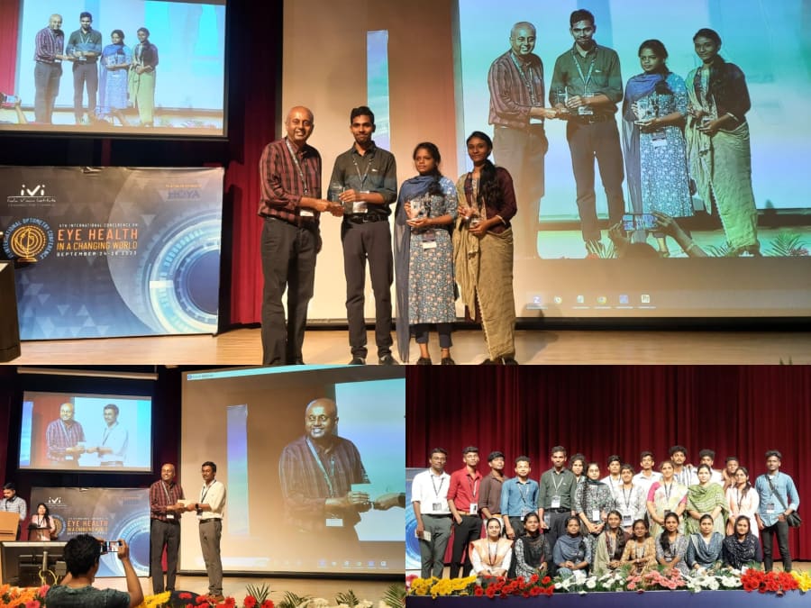 VIOR Chennai Students and Faculty at the 4th IVI International Optometry Conference