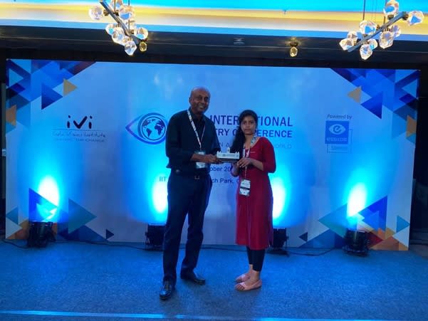 Winners in IVI International Optometry Conference